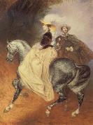 Karl Briullov Riders Spain oil painting reproduction